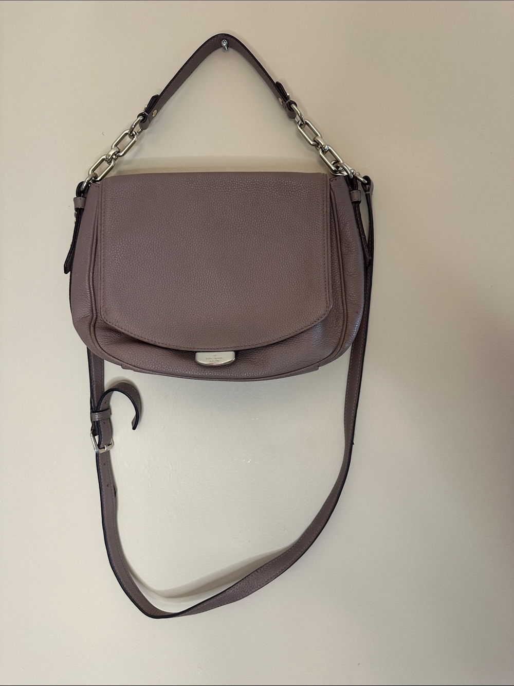 Kate Spade Alecia Crossbody Saddle Bag in Mauve